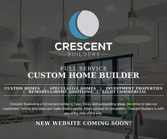 Crescentbuilt.com(Residential & Commercial Builder in East Texas) Screenshot