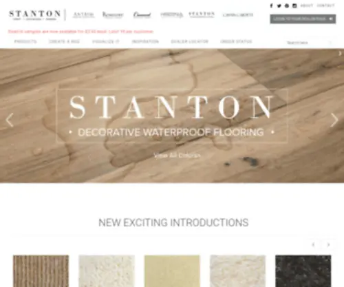 Crescentcarpetimporters.com(Stanton Carpet) Screenshot