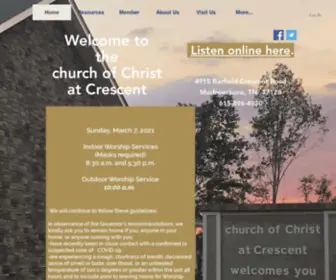 Crescentchurch.com(Crescent) Screenshot