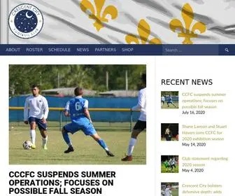 Crescentcityfc.com(New Orleans' Football Club) Screenshot