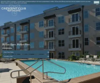 Crescentclubnola.com(Crescent Club offers a variety of amenities and) Screenshot