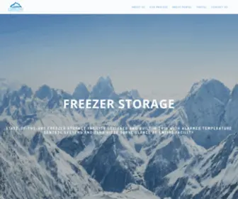 Crescentcoldstorage.com(Freezer Storage and Freezer Warehouse Services) Screenshot