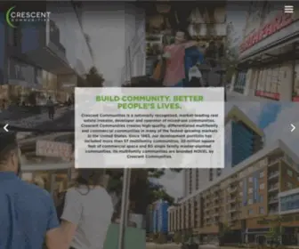 Crescentcommunities.com(Crescent Communities) Screenshot