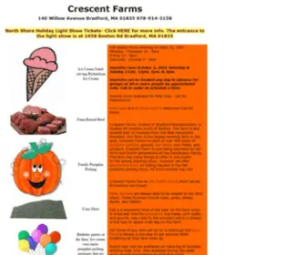 Crescentfarm.com(Crescent Farms Haverhill) Screenshot