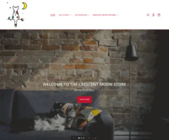 CrescentmooncatStore.com(Crescent Moon Cat Store) Screenshot