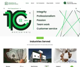 Crescentpillars.com(Crescentpillars Investments Limited) Screenshot