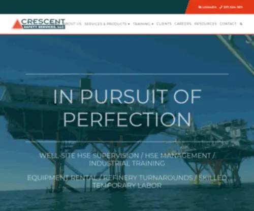 Crescentsafetyservices.com(Crescent Safety) Screenshot