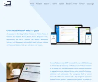 Crescenttechnosoft.com(Crescent Technosoft) Screenshot