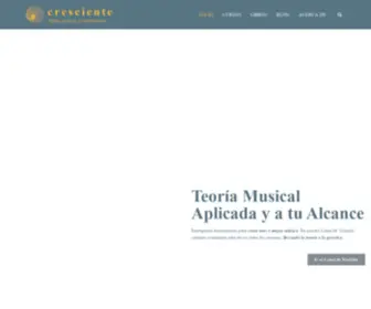 Cresciente.net(Academia de Composición Musical Moderna) Screenshot