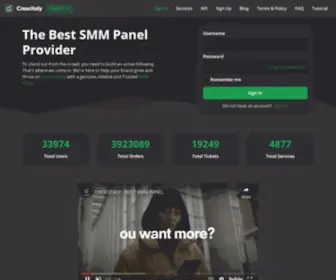 Crescitaly.com(Best SMM Panel In The World) Screenshot
