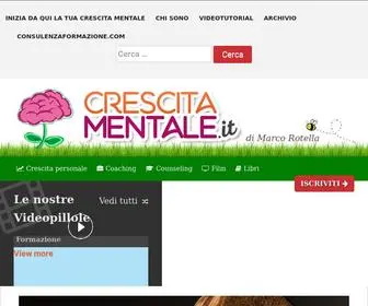 Crescitamentale.it(Un luogo per parlare di miglioramento personale) Screenshot