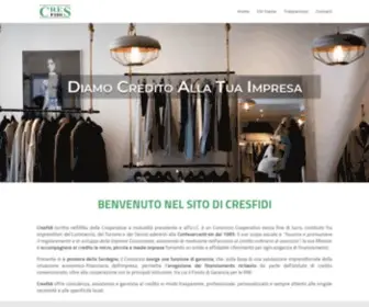 Cresfidi.it(Servizi alle Imprese) Screenshot