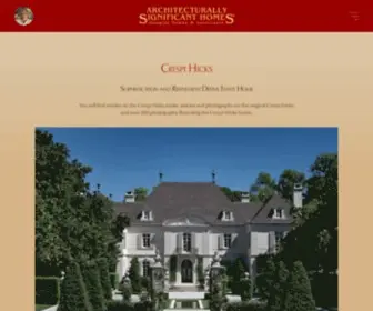 Crespi-Hicks.com(Discover why the Crespi Hicks Estate home) Screenshot