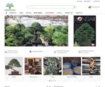 Crespibonsai.com(Crespi Bonsai) Screenshot