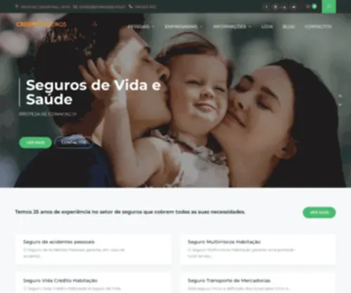 Cresposeguros.pt(Crespo Seguros) Screenshot