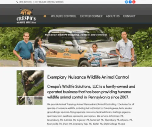 Cresposwildlifesolutions.com(Crespo’s Wildlife Solutions) Screenshot