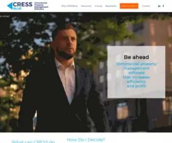 Cressblue.com(Commercial property management software) Screenshot