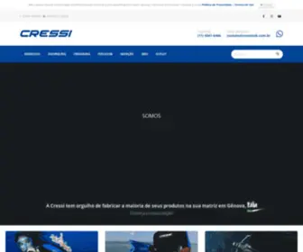 Cressi.com.br(Cressi Brasil) Screenshot