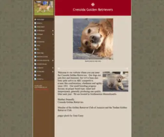 Cressidagoldens.com(Home page) Screenshot