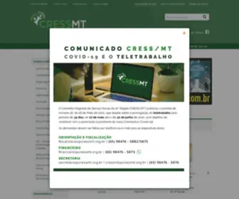 Cressmt.org.br(CRESS MT) Screenshot