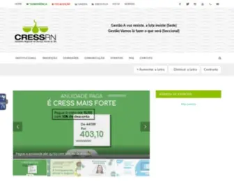 Cressrn.org.br(Conselho Regional de Servi) Screenshot