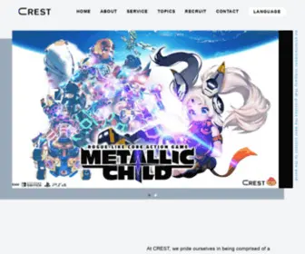 Crest-INC.net(CREST Inc) Screenshot