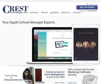 Crest-Tech.com(CREST Technologies) Screenshot