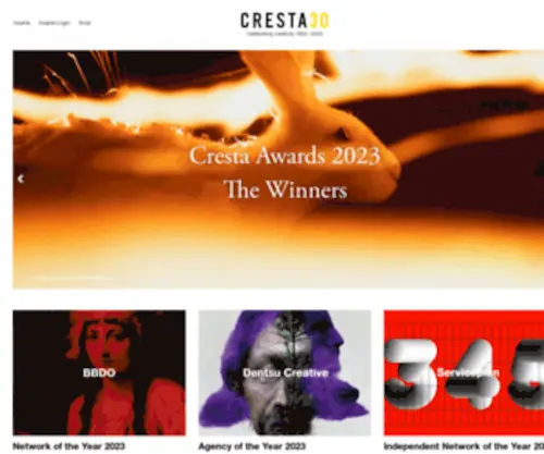 Cresta-Awards.com(Cresta Awards) Screenshot