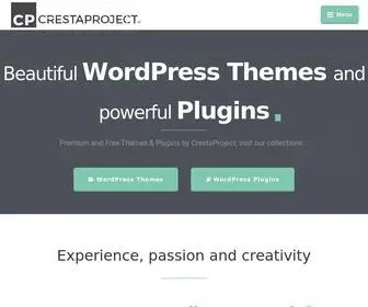 Crestaproject.com(Wordpress themes) Screenshot