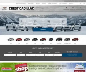 Crestcadillac.com(Crest Cadillac) Screenshot