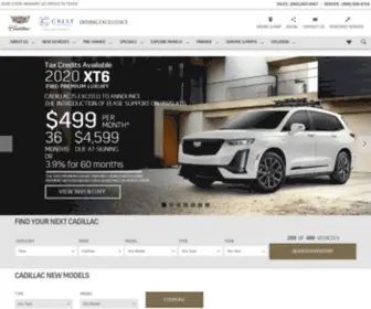 Crestcadillactx.com(Crest Cadillac) Screenshot