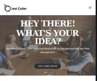 Crestcoder.com(A Top Mobile App Development Company) Screenshot