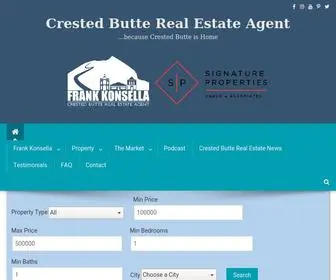 Crestedbutterealestateagent.com(Crested Butte Real Estate Agent) Screenshot