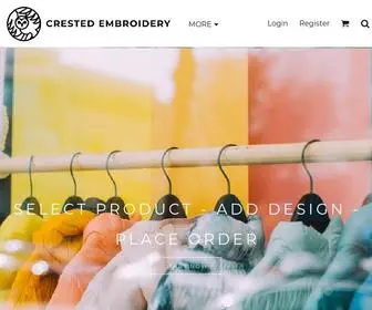 Crestedembroidery.com(Home Crested Embroidery) Screenshot