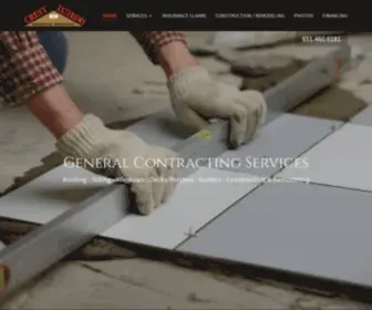 Crestexteriors.net(General Contractor) Screenshot