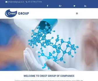 Crestgroup.co.in(Crest Healthcare P) Screenshot