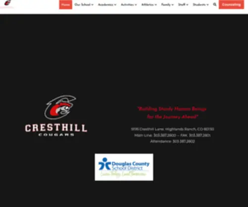 Cresthillms.org(Cresthill Middle School) Screenshot
