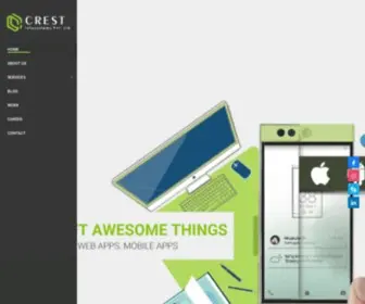 Crestinfosystems.net(Crest Infosystems) Screenshot