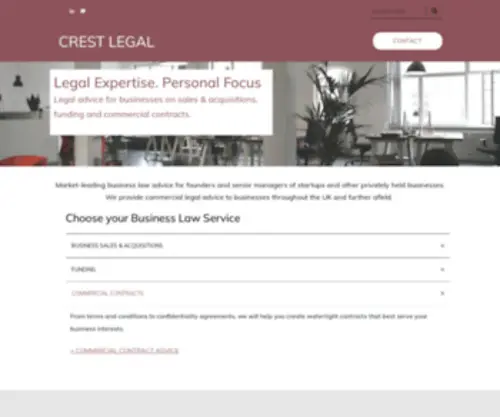 Crestlegal.com(Business Legal Services) Screenshot