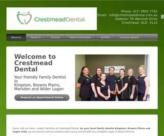 Crestmeaddental.com.au(Dental Clinic Logan) Screenshot