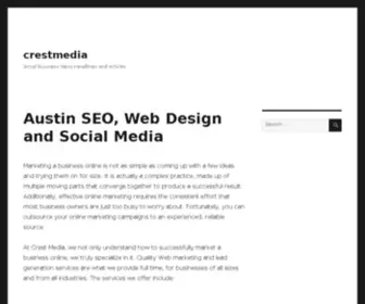 Crestmediainc.com(Pay Per Click Company) Screenshot