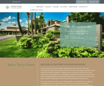 Crestoneapts.com(Apartments in North Phoenix) Screenshot