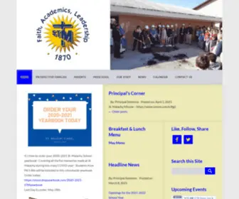 Crestonstmalachy.org(Faith, Academics, Leadership) Screenshot
