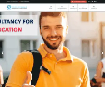 Crestoverseas.com(Crest Overseas) Screenshot