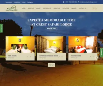 Crestsafarilodge.com(Crest Safari Lodge) Screenshot