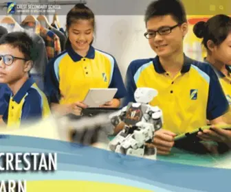 Crestsec.edu.sg(Crest Secondary School) Screenshot