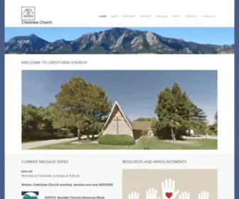 Crestviewchurch.org(A Christian faith community) Screenshot