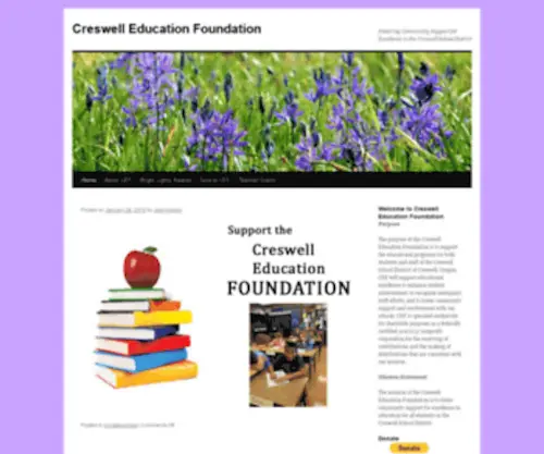 Creswelleducationfoundation.org(Creswell Education Foundation) Screenshot