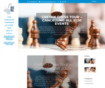 Cretanchesstour.com(Cretan Chess Tour) Screenshot