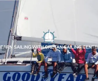 Cretansailingcenter.com(Learn to sail a yacht in Aegean and Cretan sea in perfect crete weather. Crete sailing center) Screenshot